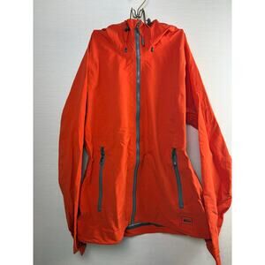 REI women's dark orange size medium jacket windbreaker